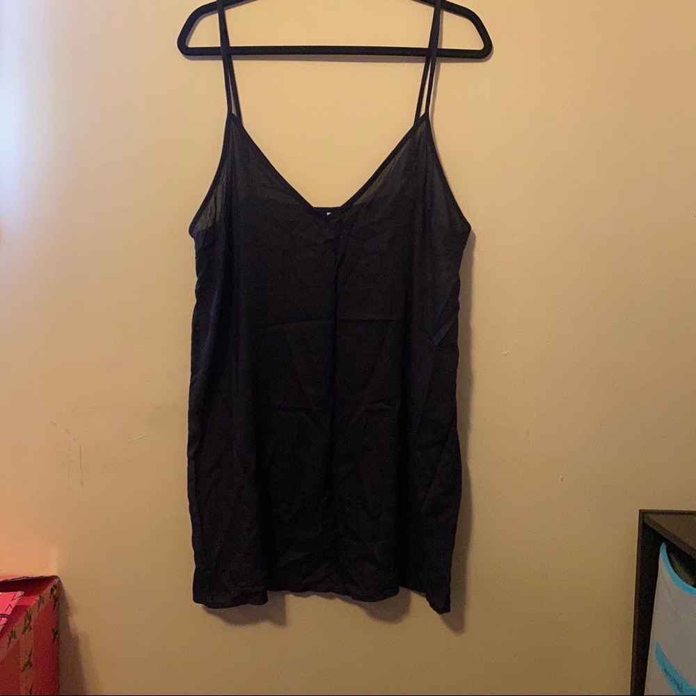 Free People Black Slip Dress Size Large